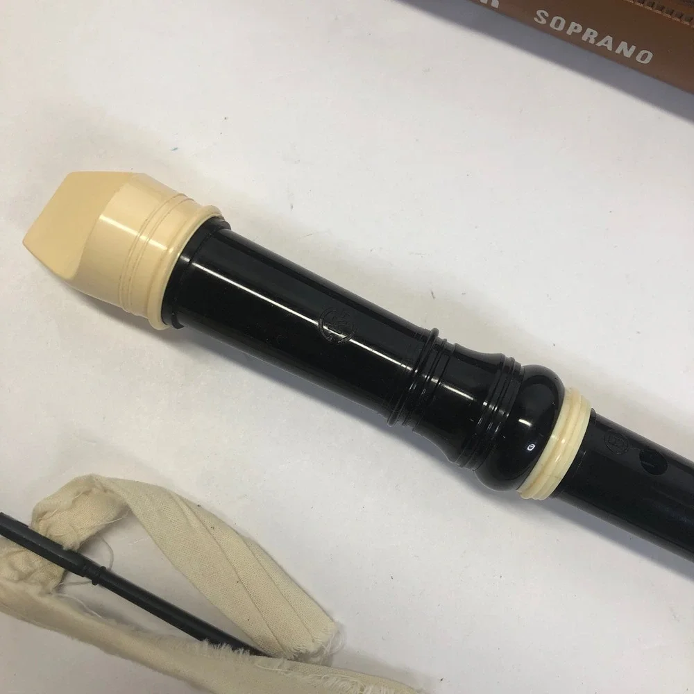 LMI Soprano Recorder 650502B with‎ Case and Cleaning Rod Made in Korea